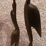 resin stork feeding young Image 2