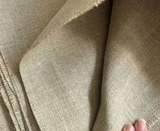 10 metres of raw French linen heavy duty fabric for upholstery or home furnishings