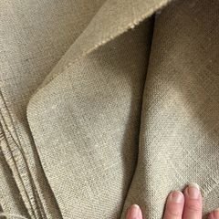 10 metres of raw French linen heavy duty fabric for upholstery or home furnishings