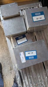 Selection of diecast metal boxes