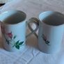 2 Swedish  Christineholm porcelaine coffee mugs (Swedish trademark) Image 3