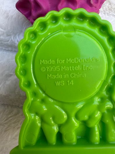 McDonald's Happy Meal Toy Barbie 1995 Pink Dress Used Please see photos