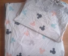 Reversible Minnie & Mickey Mouse double duvet set