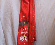 Christmas pig tie