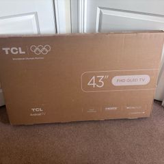 43" TCL Android TV - Unopened