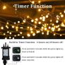 10M LED String Fairy Lights On Dark Green Cable with Various Light Effects, Ideal for Christmas Tree,Xmas,Party,Wedding Image 4