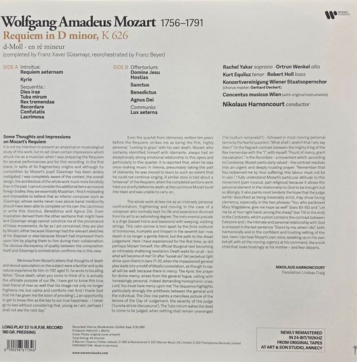 Mozart Requiem Vinyl Album