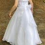Beautiful organza Communion Dress, matching bolero Image 3