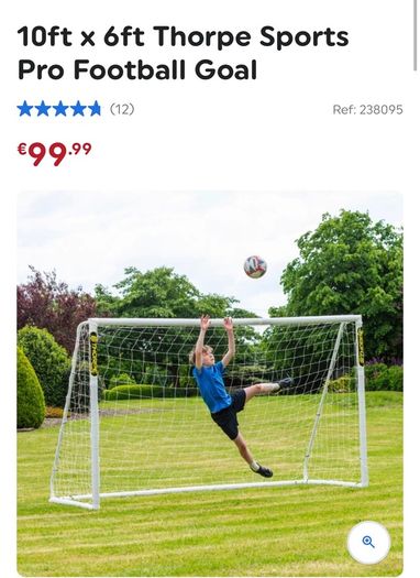 Football goal.