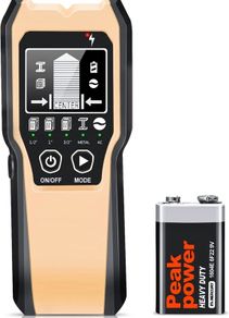 Stud Finder 5 in 1 Electronic Stud Sensor Beam Joist Finder Wall Detector Edge Center Find for Wood Live AC Wire Metal Stud Detection with Buzzer and LCD Display (FREE POSTAGE)