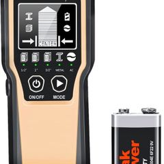 Stud Finder 5 in 1 Electronic Stud Sensor Beam Joist Finder Wall Detector Edge Center Find for Wood Live AC Wire Metal Stud Detection with Buzzer and LCD Display (FREE POSTAGE)