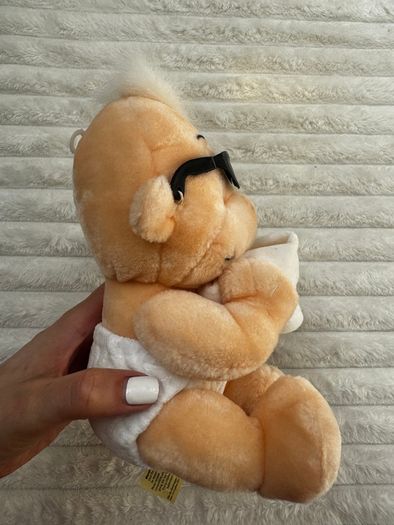 Playmakers Animals rare Baby in glasses approx. 20 cm. no eyes Dirty Plush Please look at the pictures
