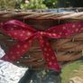 Plant basket with ribbon Image 3