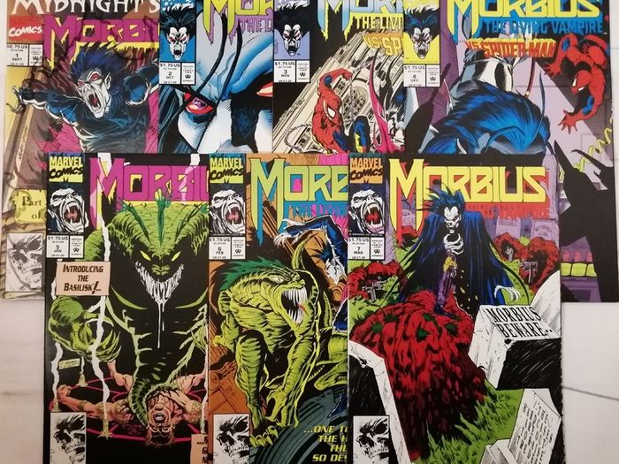 Morbius The Living Vampire #'s 1-7 - First 7 Issues - (1992-1993)
