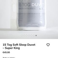 duvet as new super king