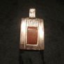 Large  silver pendant with goldstone Image 2