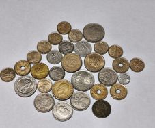 Spanish Coins Pesetas Mixed Lot of 32