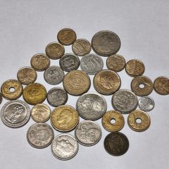 Spanish Coins Pesetas Mixed Lot of 32