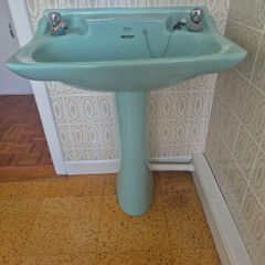 castiron bathroom mid century modern