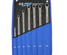7 Piece Double End Ring Aviation Spanner Set