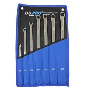7 Piece Double End Ring Aviation Spanner Set