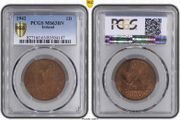 Ireland 1942 1d Penny PCGS MS63BN