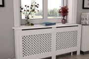 Radiator Cover White 172x19x81.5 cm MDF