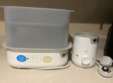 Supersteam Electric Steam Sterilizer and bottle / food warmer