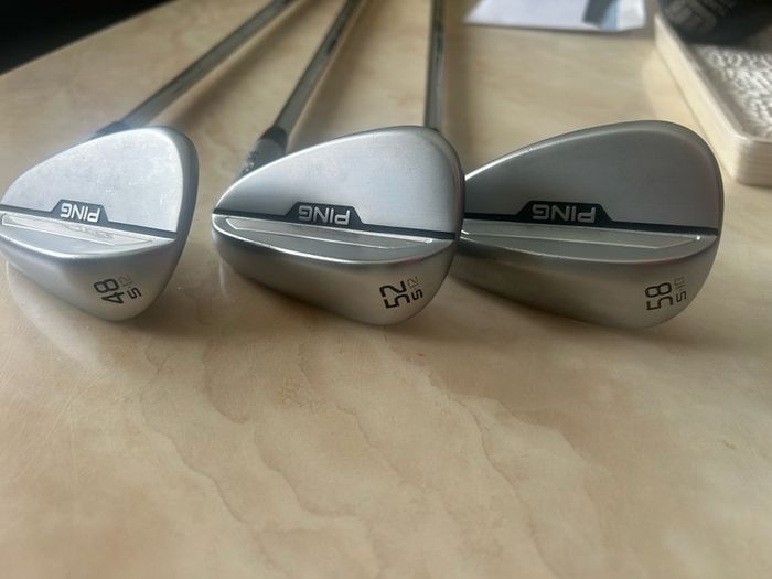 Two week old Ping wedge set.