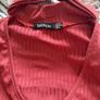 Boohoo Coral front zip bodycon dress Image 2