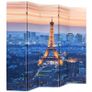 Folding Room Divider 200x170 cm Paris by Night Image 3