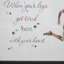 Large Custom-framed Motivational Running Art Image 2