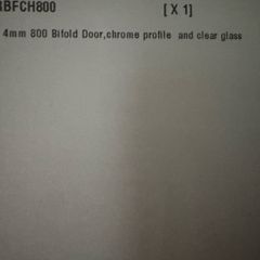 Bifold Shower Door ,Chrome .New in box