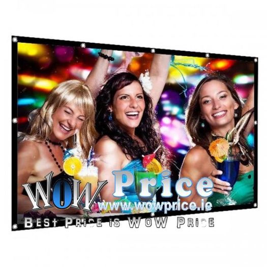 31444 120 inch 16:9 Simple Projection Screen Foldable