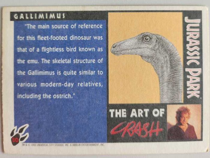 Jurassic Park cards