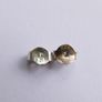Vintage 925 Sterling Silver Heart shaped stud earrings Image 6