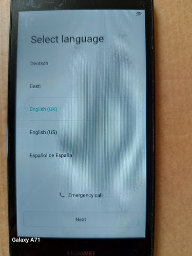HUAWEI Mobile Phone, Model MYA-L11, FRP Google Locked, in excellent cosmetic condition