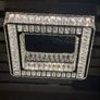 Crystal Chandelier with stainless steel and mirrored finish. 3 colour options. Remote Control. Image 5