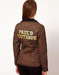Paul's Boutique Kings of custom genuine lightly padded leopard print jacket size M UK10 EU38 Perfect condition Postage included