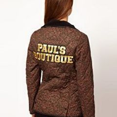 Paul's Boutique Kings of custom genuine lightly padded leopard print jacket size M UK10 EU38 Perfect condition Postage included