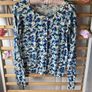 cardigan 100% cotton floral vintage inspired round neck cardigan uk 12 Image 2