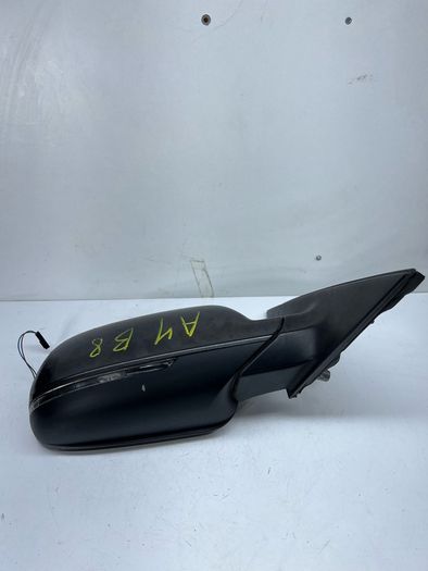 Audi A4 B8 8K Right front door electric wing mirror Black 6+2 WIRES RHD A2l6b5s