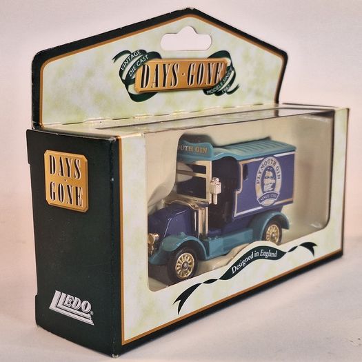 LLedo Diecast Model of Days Gone 1912 Renault Van Plymouth Gin
