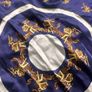 Daboti Vilnius silk scarf - blue and burgundy Image 2