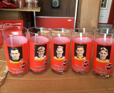 Coca Cola German football team large glasses