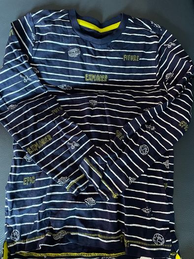 boys tops long sleeve t shirts zipped jumper bundle 6-7y brand new