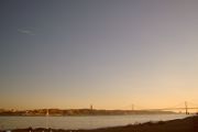 Mounted Original Photography - Lisbon Bridge