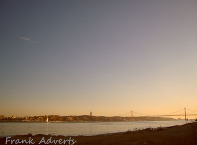 Mounted Original Photography - Lisbon Bridge