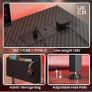 L Shaped Gaming Desk with LED Lights & Power Outlets 120x80cm Image 5