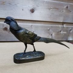 Alfred Jacquemart (1824-1896) Pheasant - Bronze (Signed)